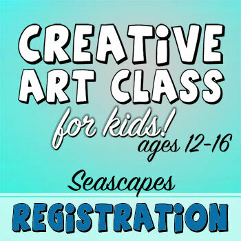 CREATIVE ART CLASS FOR KIDS! - Seascapes