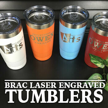 BRAC Laser Engraved 20 oz Steel Tumbler
