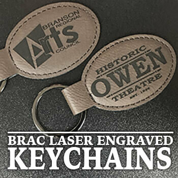 BRAC Laser Engraved Leatherette Keychain BRAC Laser Engraved Leatherette Keychain