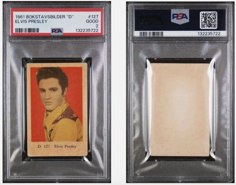 PSA 1961 Bokstavbilder “D” Elvis Presley Trading Card (GOOD 2) (#127)