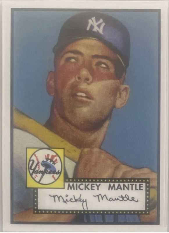 1983 Topps Mickey Mantle Trading Card All-Star Grading Co. (Mint 10) (Reprint)