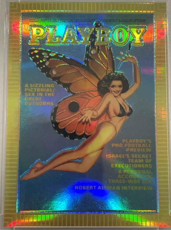 1995 Playboy Chromium Cover Cards (1976 Vol. 23 No. 8) (Refractor)