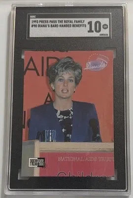 SGC 1993 Press Pass The Royal Family Princess Diana Dianacdotes Card #90 (GM 10)