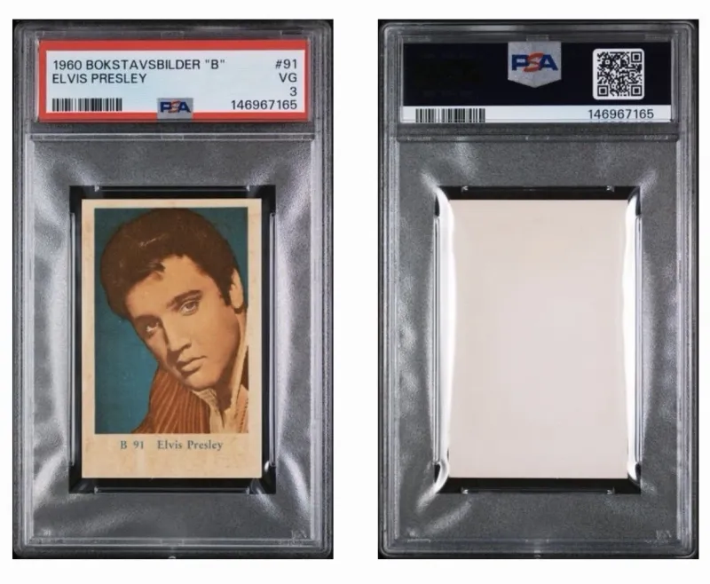 PSA 1960 Bokstavbilder “B” Elvis Presley (#91) (VG - 3)