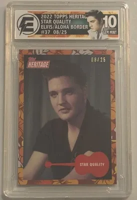 EGC 2022 Topss Heritage Star Quality Elvis/Aloha Border #37 (8/25) (Gem Mint 10)