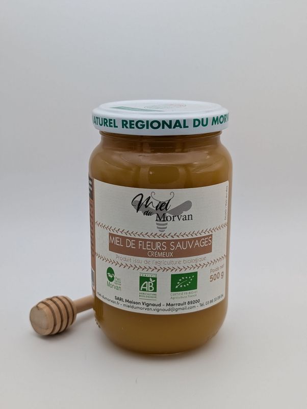 MIEL DE FLEURS SAUVAGES BIO DU MORVAN 250G