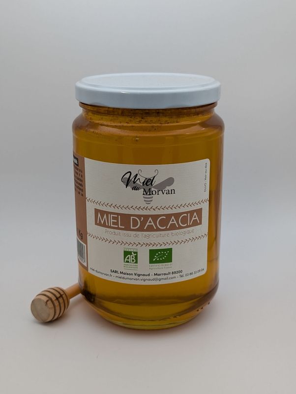 MIEL D'ACACIA BIO DU MORVAN 500G