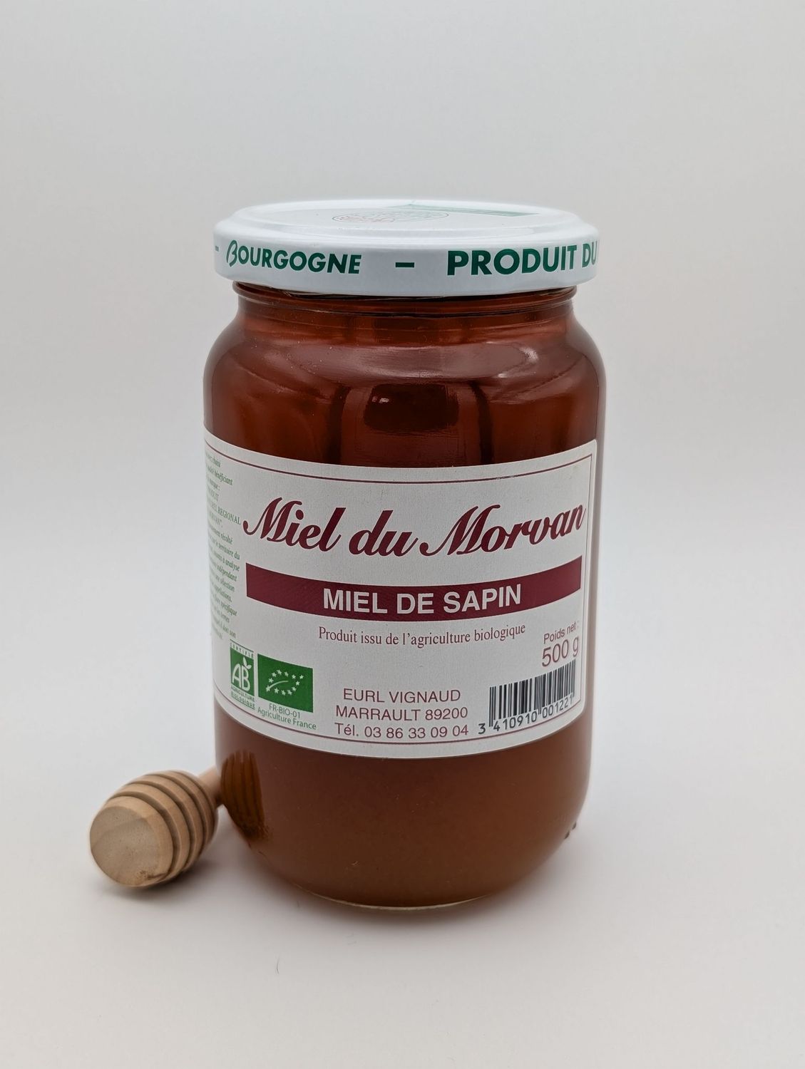 MIEL DE SAPIN BIO DU MORVAN 500G MIEL DE SAPIN BIO DU MORVAN 500G