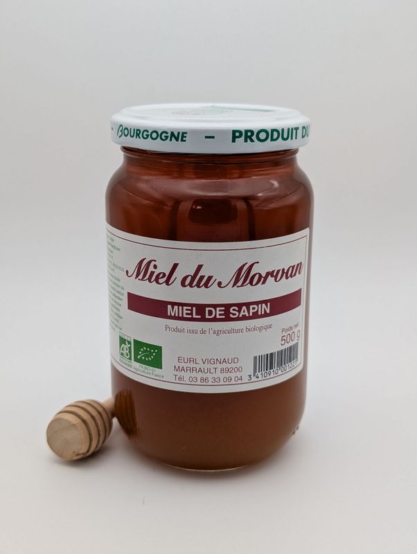 MIEL DE SAPIN BIO DU MORVAN 500G