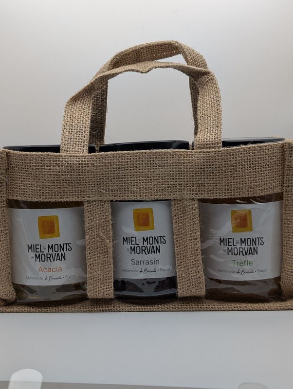 TRIO DE MIEL BIO DU MORVAN 3X400G