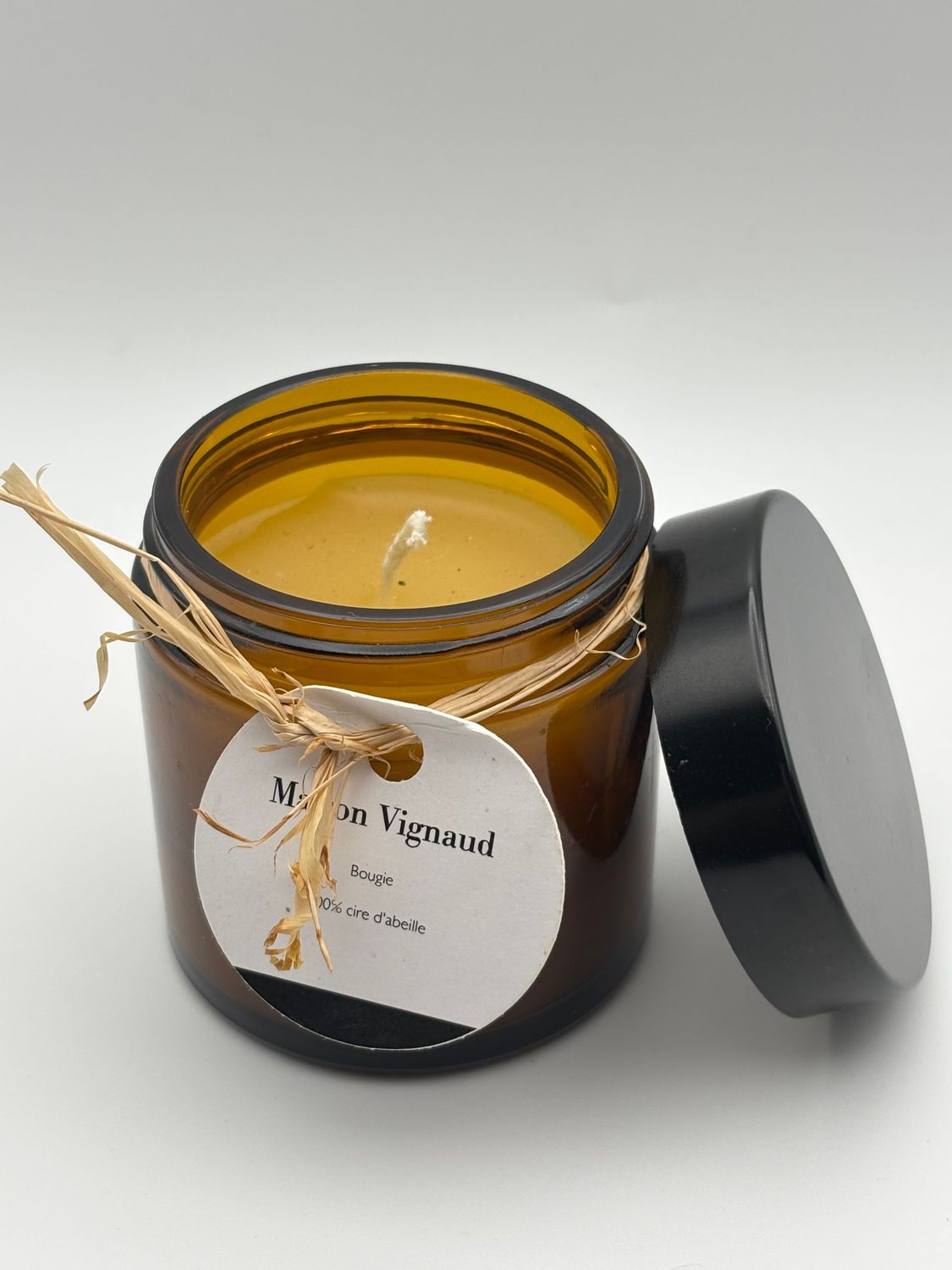 BOUGIE BIO A LA PURE CIRE D'ABEILLE