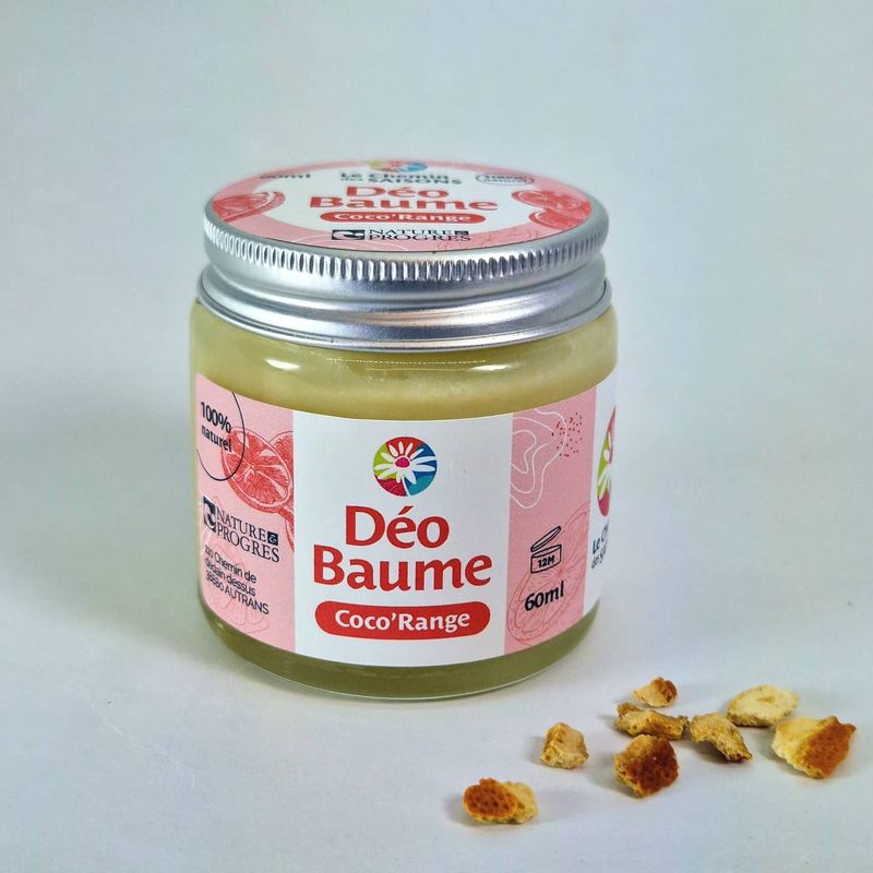 DEO BAUME COCO'RANGE BIO DU VERCORS 60ml DEO BAUME COCO'RANGE BIO DU VERCORS 60ml