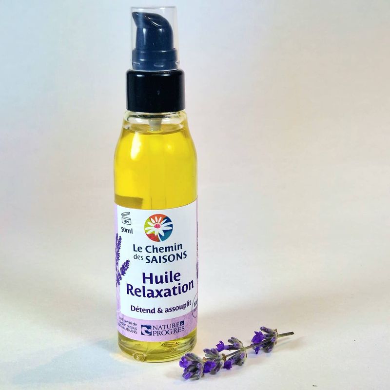 HUILE RELAXATION BIO DU VERCORS 50ML HUILE RELAXATION BIO DU VERCORS 50ML