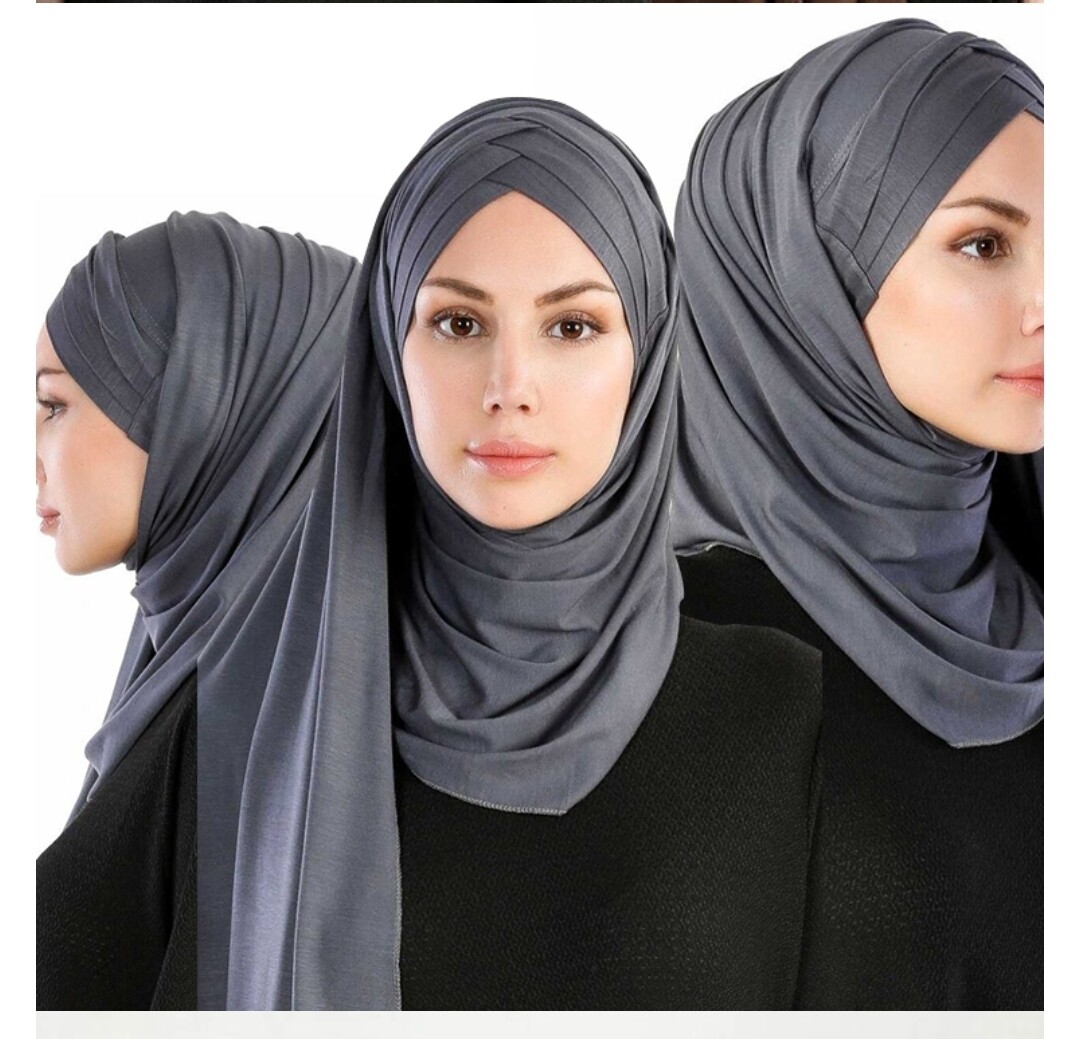 X-Cross Front Instant Hijab