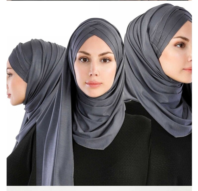 X-Cross Front Instant Hijab