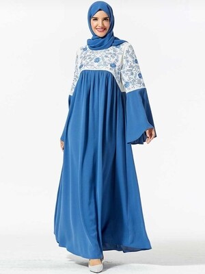Embroidered boubou Kaftan
