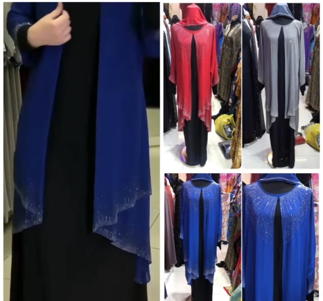 Faux 2pc abaya