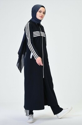 Zip-up 2pc Abaya