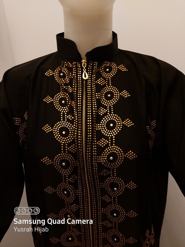 Zip up Abaya
