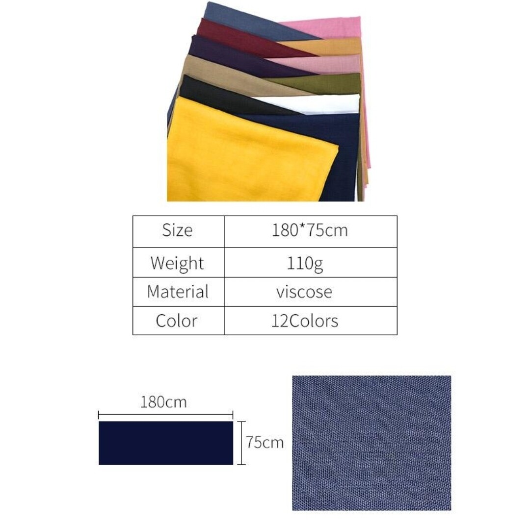 Rectangular cotton viscose