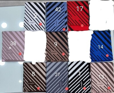 Striped Jersey Hijab