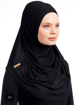 1Pc Pull on Instant Hijab