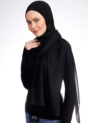 Instant Chiffon with Inner cap Hijab