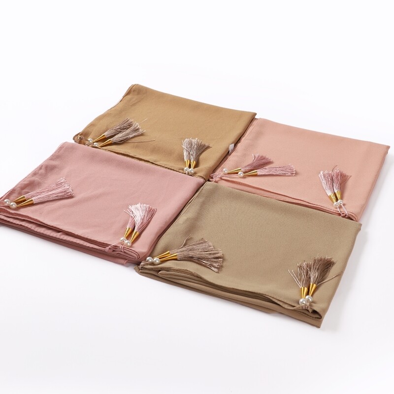 Tasseled Chiffon hijab