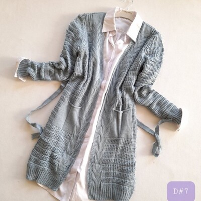 Open Front Cardigan Design 7-11