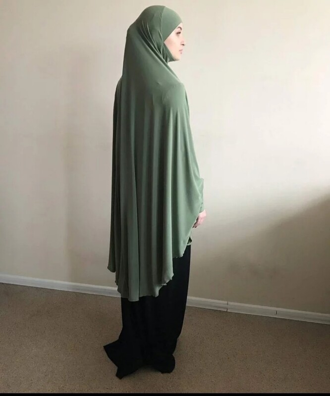 Khimar in Jersey Material