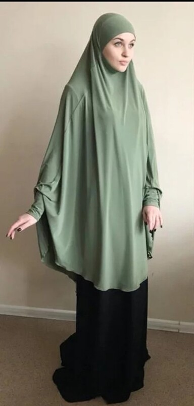 Khimar in Jersey Material
