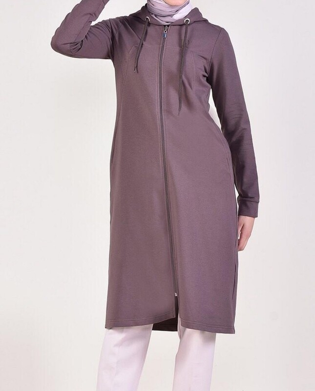 3/4 Length Hooded Jacket 8335