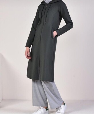 3/4 Length Hooded Jacket 8335