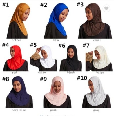 1-Pc Pull on Instant Hijab