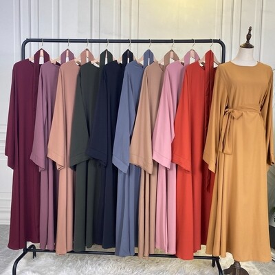 Wide Sleeve Plain Abaya