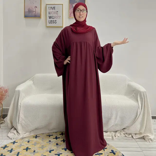 Crepe Jazz Plain Abaya