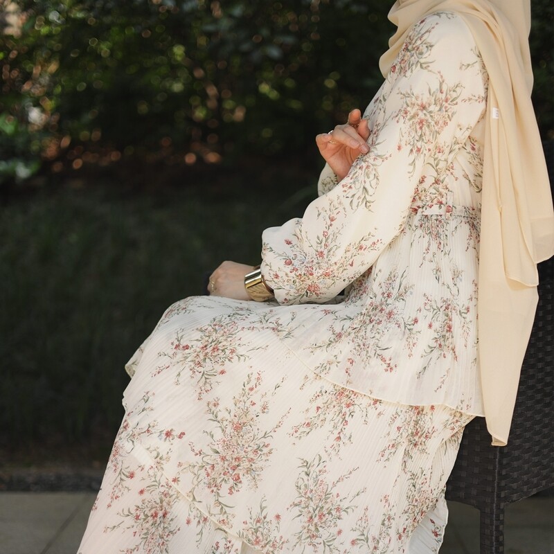 3 Step Floral Dress