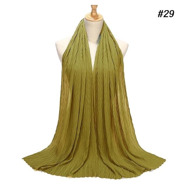 Pleated, Ripple Chiffon Hijab