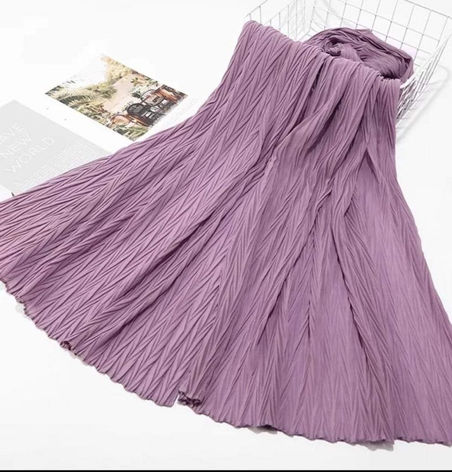 Pleated, Ripple Chiffon Hijab