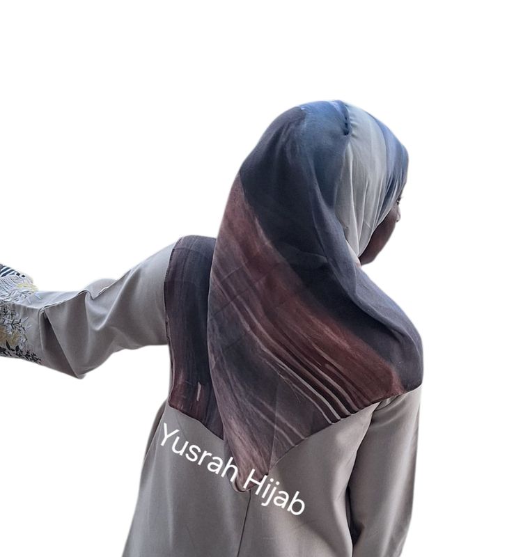 Pebble Swirl Modal Print Hijab