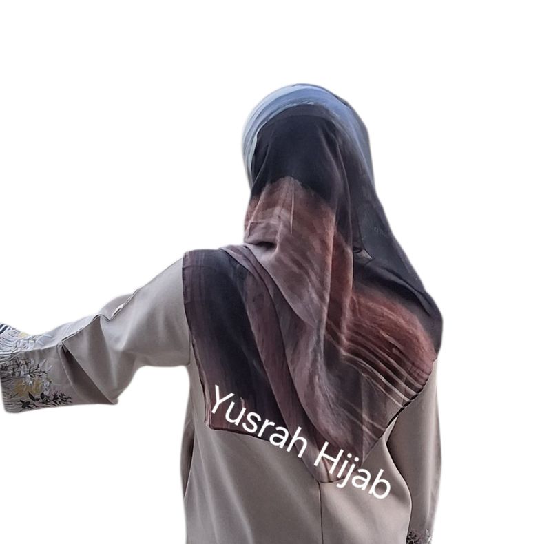 Pebble Swirl Modal Print Hijab