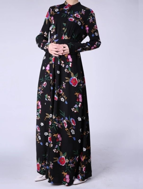 Jubah Abaya Floral