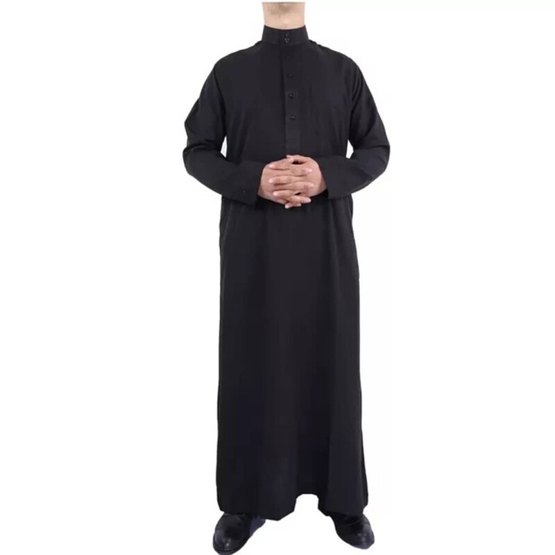 Black Cotton Thobe