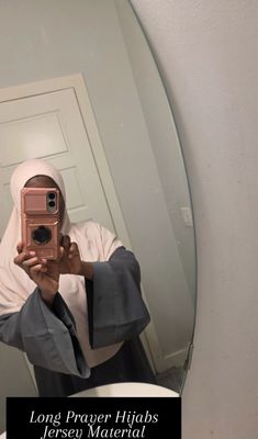 1pc Pull On Hijab for Prayer