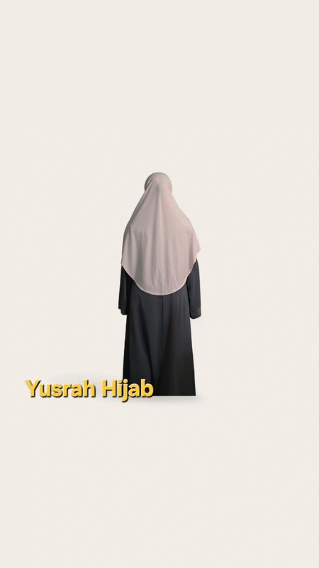 1pc Pull On Hijab for Prayer