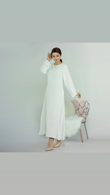Simple Crepe Abaya YS593