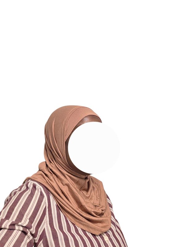 Medium Size 2Pc Instant Pull On Hijab