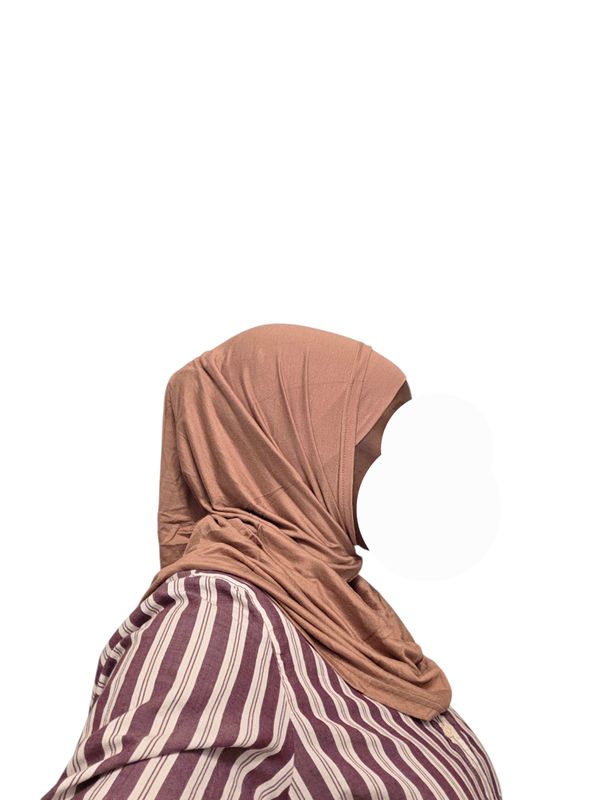 Medium Size 2Pc Instant Pull On Hijab