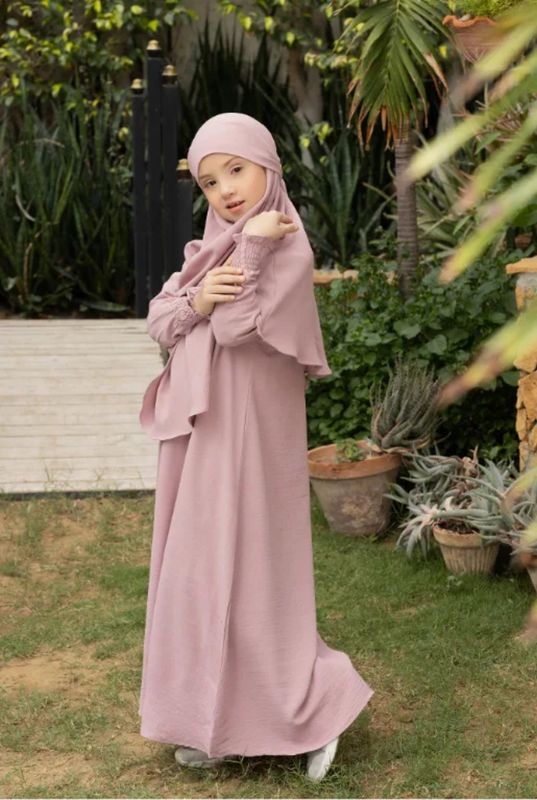 Girls' Abaya and Khimar Set