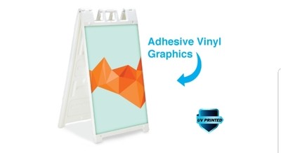 A-Frame stand printed both sides, full color A-Frame stand printed both sides, full color